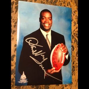 Autograph Photo Washington Redskin Darrell Green